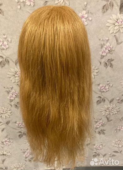 Болванка для причесок. Натуральные волосы