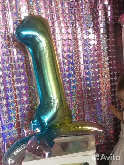Фольгированный шар единичка