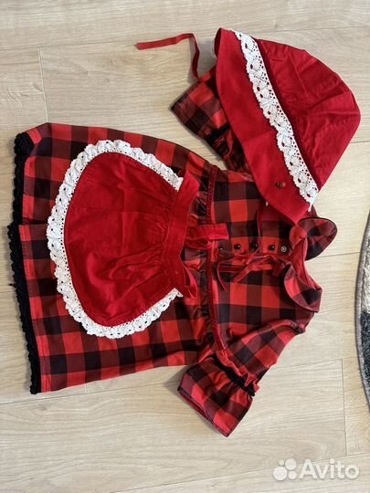 Костюм красной шапочки, рост 98-104