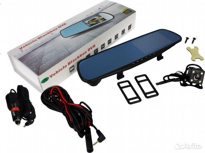 Зеркало видеорегистратор с камерой заднего вида