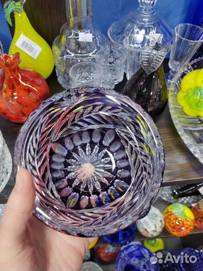 Хрустальная конфетница
