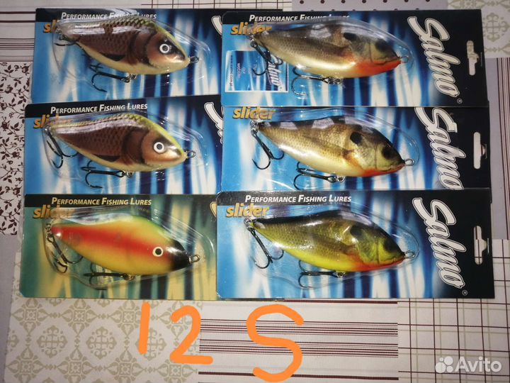 Salmo slider 10s,12S Салмо слайдер джерки