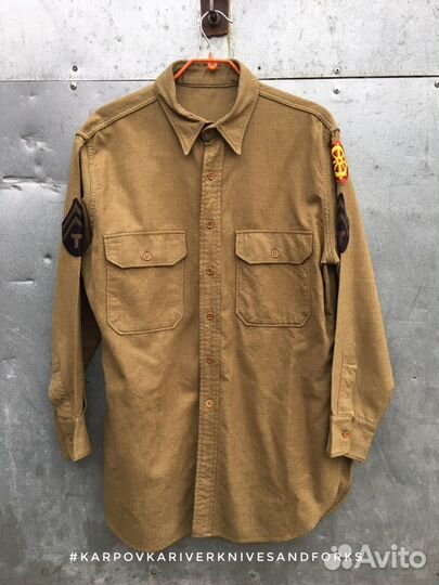 Рубашка M37 Wool Shirt, 48-50, wwii, США