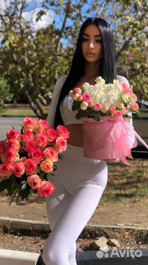 101 роза букет цветы с доставкой