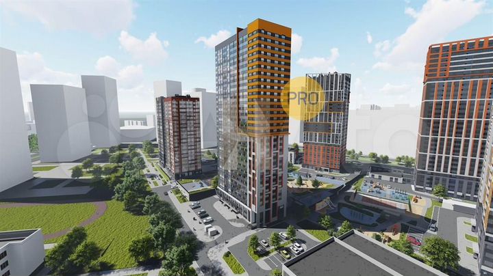2-к. квартира, 52,6 м², 21/31 эт.