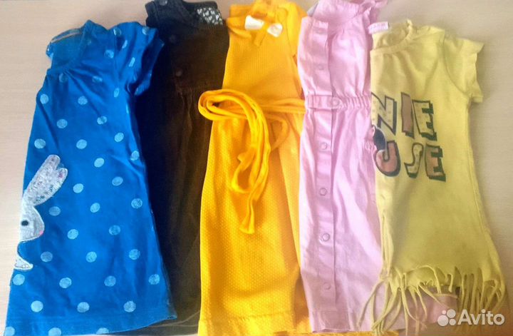 Большой пакет одежды для девочки 92