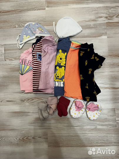 Вещи детские пакетами от 0 до 3 лет