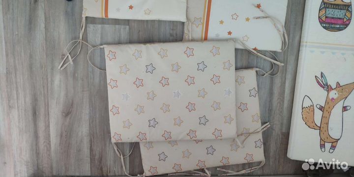 Бортики в детскую кроватку. 1 комплект