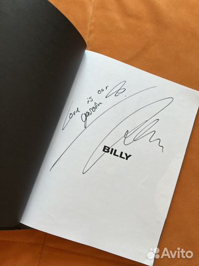 Tokio hotel (billy) лукбук с афтографами