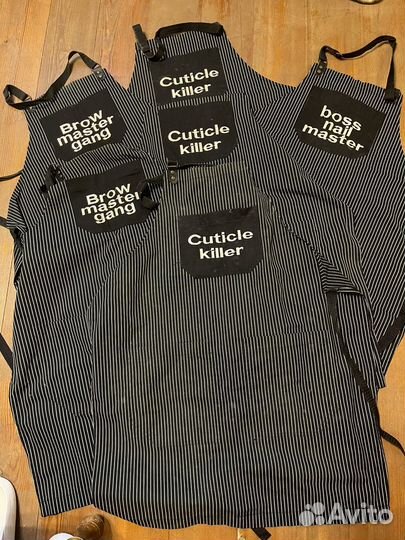 Фартук для мастера маникюра, бровиста