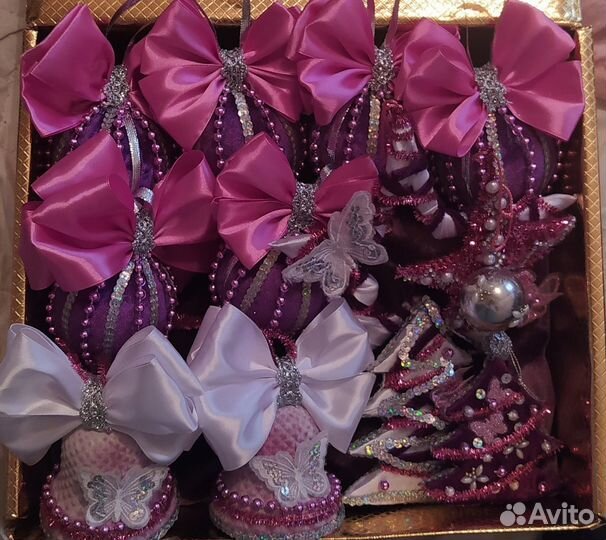 Ёлочные игрушки ручной работы