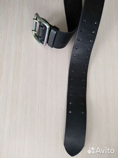 Ремень военный кожаный