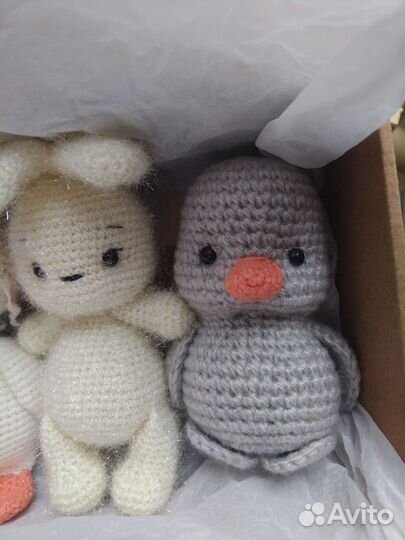 Вязаные игрушки ручной работы, набор в наличии