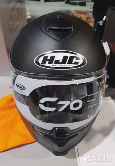 Мотошлем HJC C70 semi flat black