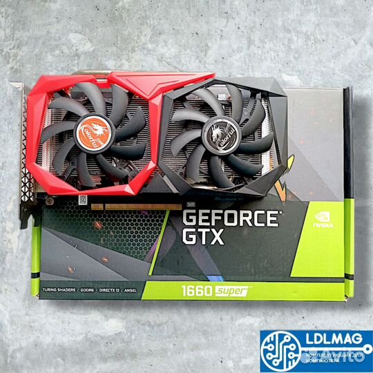 Видеокарта Colorful GTX 1660 super 6GB