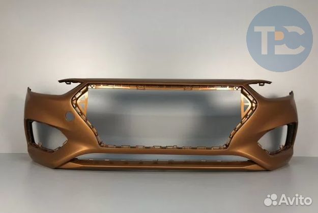 Бампер передний Hyundai Solaris 2 2017г- в цвет