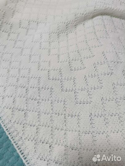 Плед детский вязаный