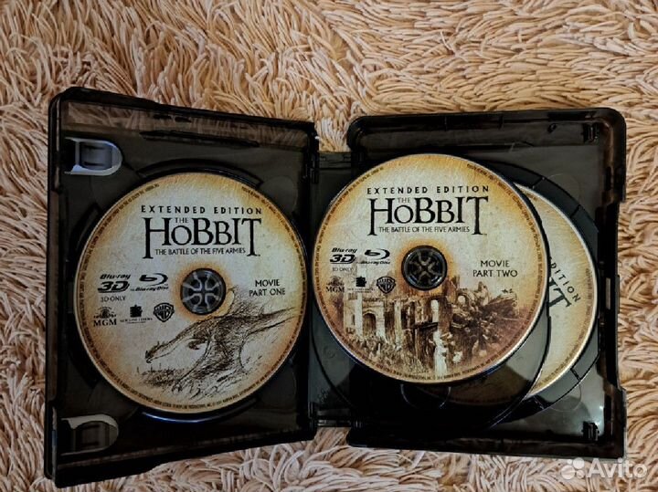 Хоббит. Трилогия. Режиссёрская версия (Blu-ray)