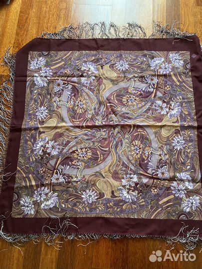 Павловопосадский платок 100% шерсть