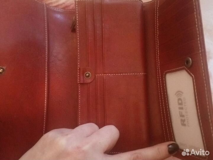 Кошелек женский натуральная кожа новый