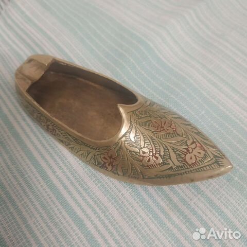 Пепельница,латунь,пр-во Индия