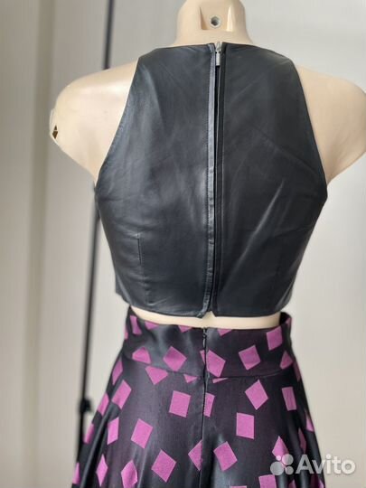 Топ натуральная кожа 42 размер