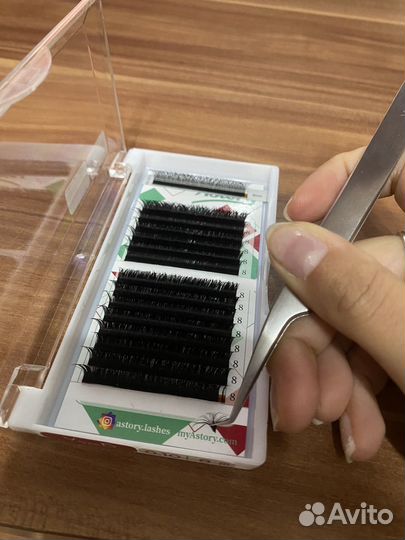 Ресницы для наращивания готовые пучки