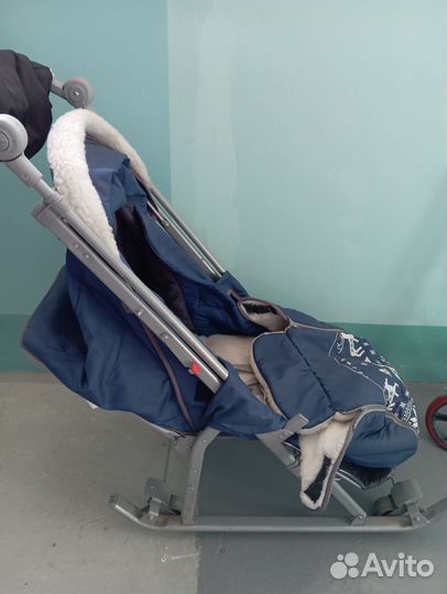 Детские санки коляска бу