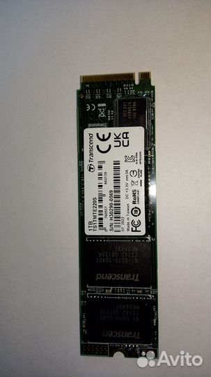 SSD накопитель Transcend 220S 1тб, NVMe, M.2 ts1tm