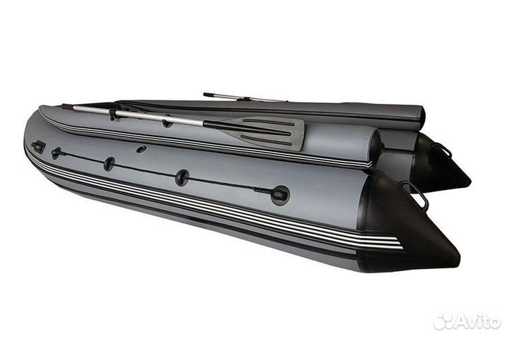 Лодка orca 420F нд серая