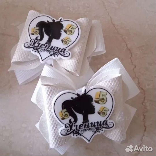 Бантики из репсовых лент