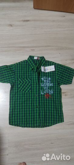 Рубашка новая на мальчика 6-7лет