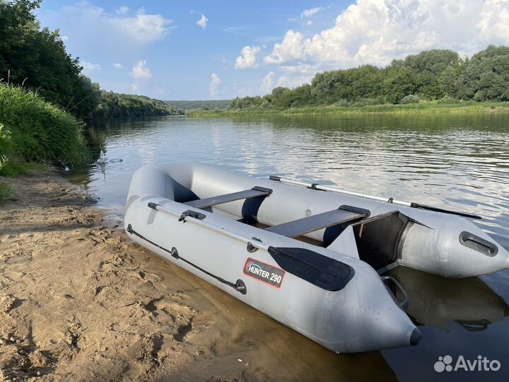 Лодка пвх hunterboat с мотором hdx 2.6
