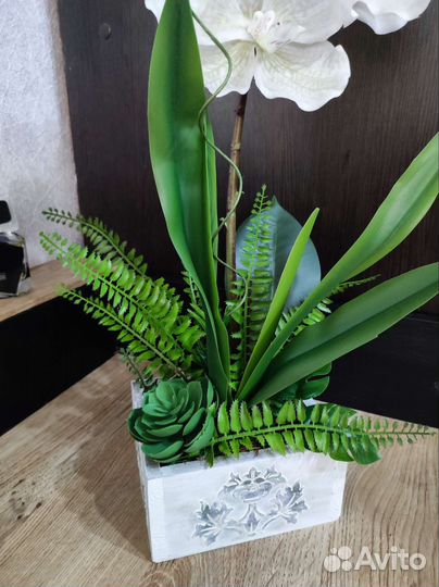 Искусственные цветы, орхидея