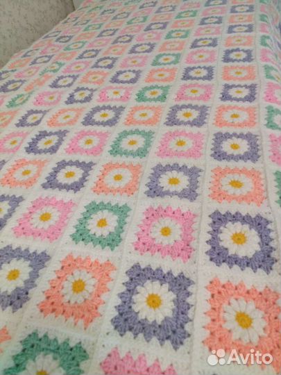 Плед покрывало ручной работы