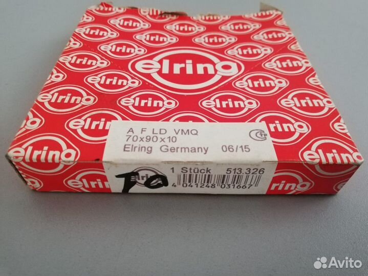 Сальник ваз 2101 70x90x10 коленвал зад