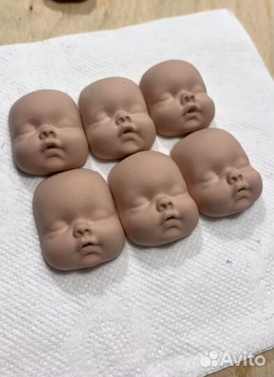 Личики для ватных игрушек