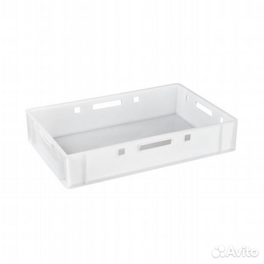 Ящик Е1 сплошной 600x400x120 белый морозостойкий