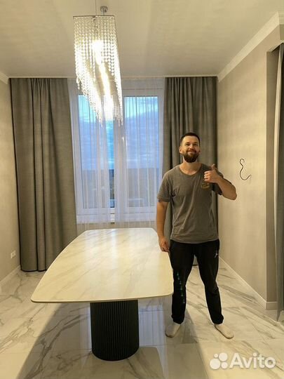 Стол для кафе, ресторана, бара из керамогранита