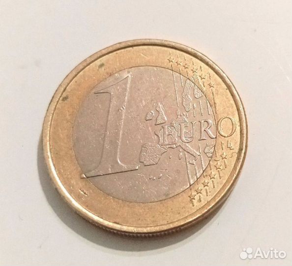 Коллекционная монета 1 Евро Германия 2002 год