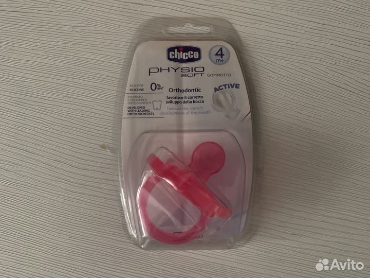 Соска пустышка chicco 4+