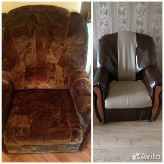 Перетяжка и ремонт мягкой и не только мебели