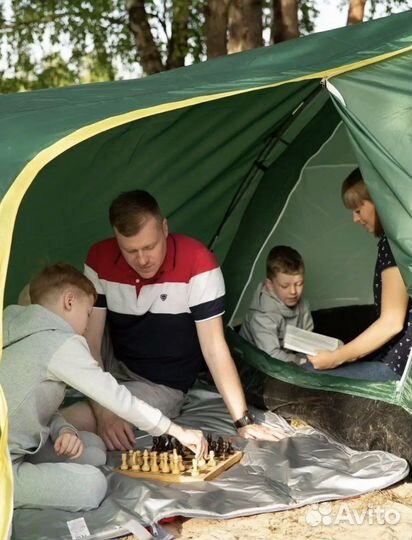Палатка 4 местная с тамбуром