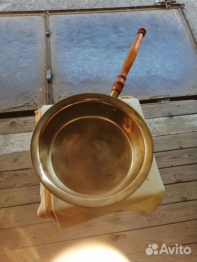 Латунный таз для варенья