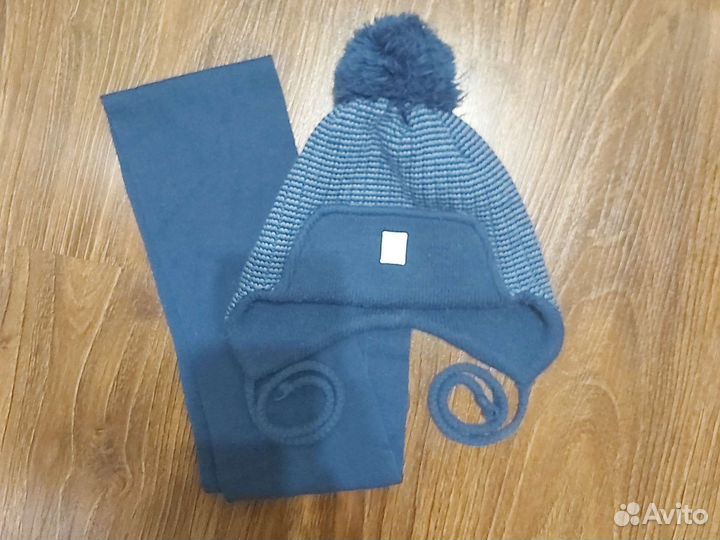 Комплект шапка и шарф для мальчика