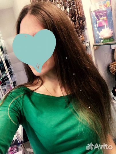 Прядь со стразами