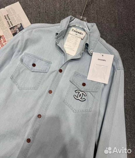 Рубашка джинсовая Chanel женская