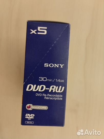 Диски Sony Handycam DVD- RW, 1.4 GB Япония