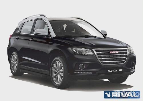 Пороги для Haval H2 (2014-2021) Black