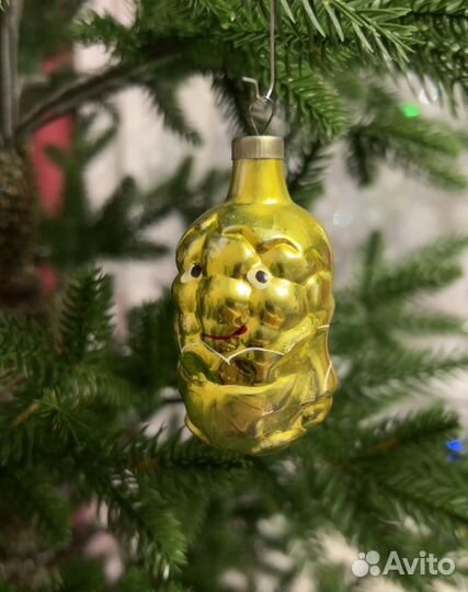 Елочная игрушка СССР. Виноград